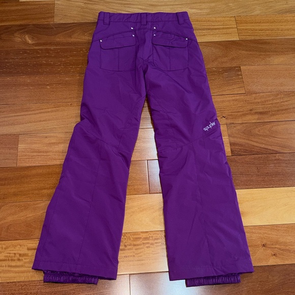 Spyder Kids' Vixen Insulated Ski Snow extendable Pants Size 18 - Picture 3 of 11
